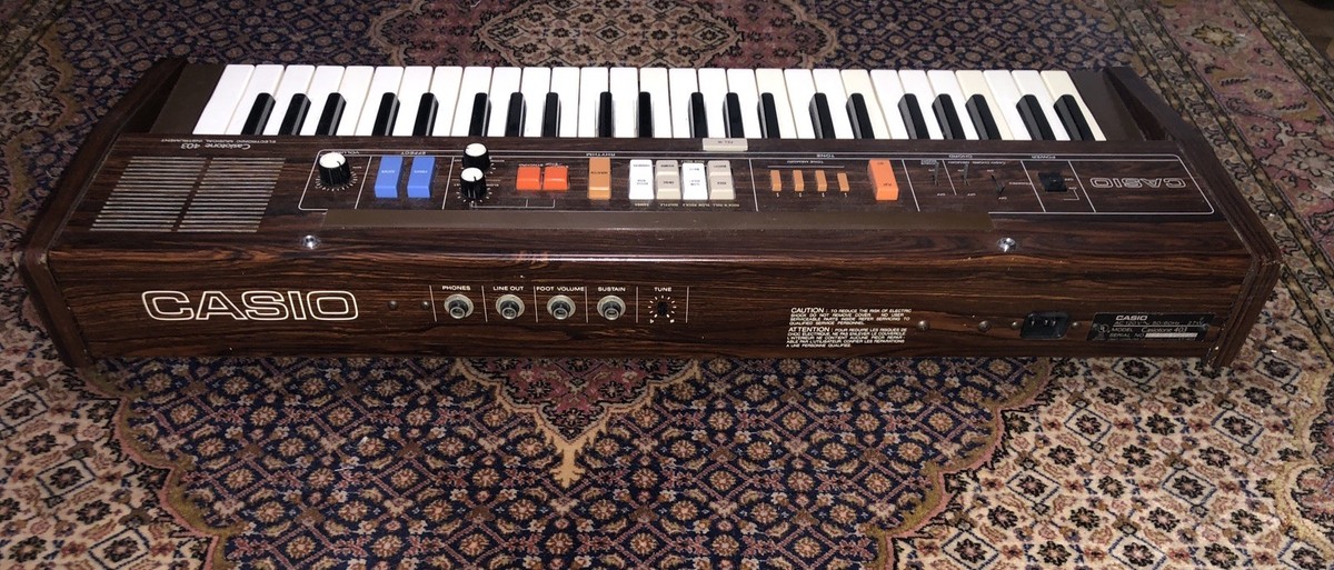 Vintage Casio Casiotone 403 Keyboard Synthesizer Synth Piano