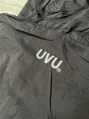UVU Club Running Ultralight Windbreaker Black Techwear Nylon