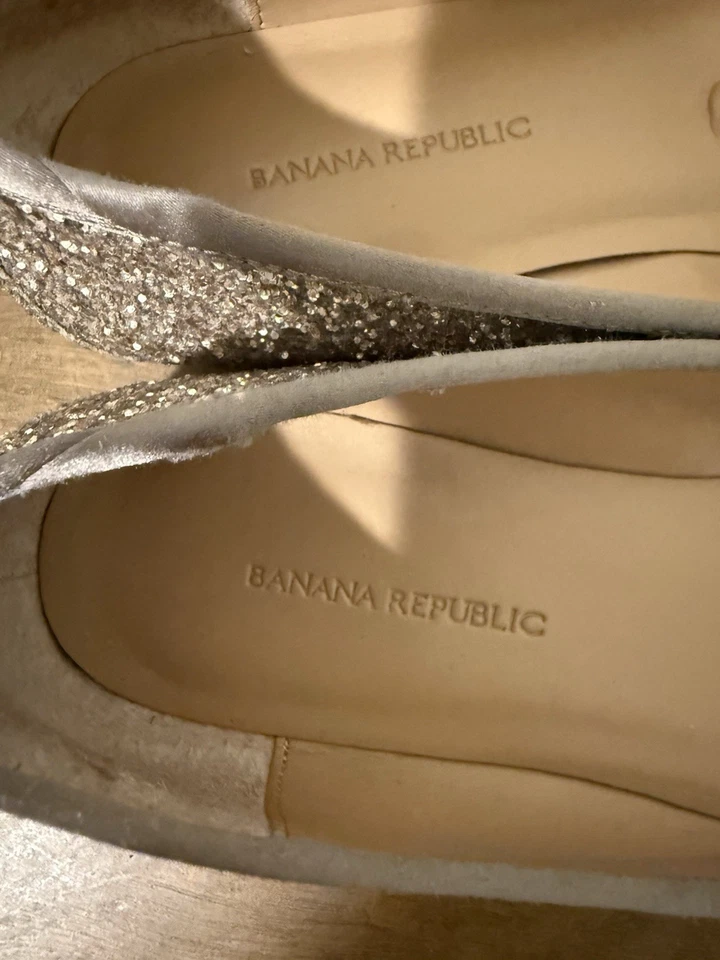 Pisos de ballet Banana Republic Robin brillo talla 8 Foto 4 de 4