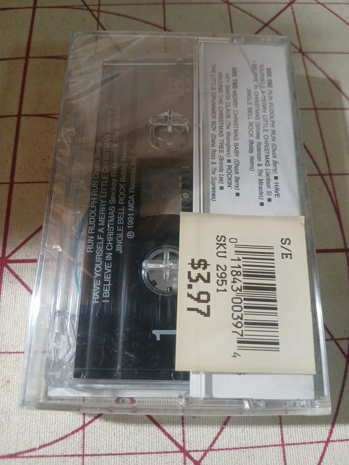 CHRISTMAS ROCK Fe: Brenda Lee, Chuck Berry, Bobby Helms, Etc. - CASSETTE 1991 Foto 2 de 2