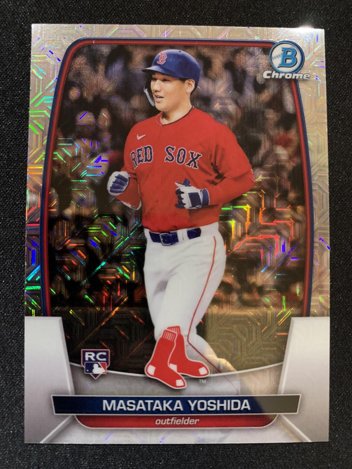 2023 Bowman #58 Masataka Yoshida Mojo Refractors RC Rookie Card