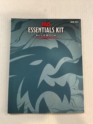 Wizards Of The Coast Dungeons & Dragons Essentials Kit Rulebook 5E Softcover
