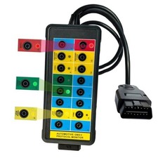 Professional OBD2 Breakout Box with LED Indicator, 16-Pin OBD2 Diagnostic Tool