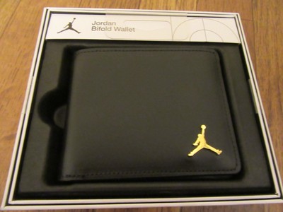 Nike Jordan Jumpman Ingot Bifold Wallet Black MA0819-023 Brand New Free U.S. S&H