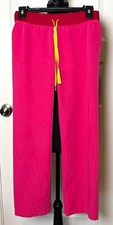 FIGS Livingston Basic Straight Scrub Pants XXS Petite Hot Pink Technical Collect