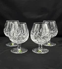 Vintage Waterford Crystal Lismore Brandy Balloon Glasses Set Of 4 Ireland Labels