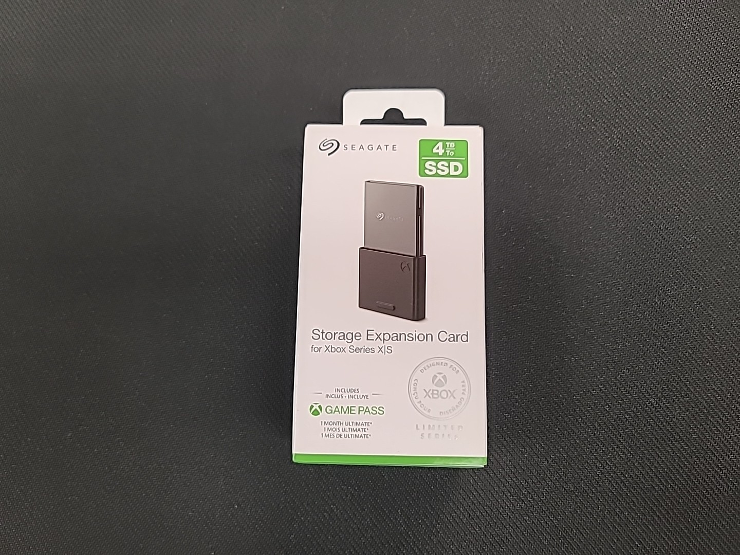 Seagate 4TB Storage Expansion Card for Xbox Series X S NVMe SSD Black NEW Sealed