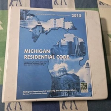 2015 Michigan Residential Code Loose Leaf Version With Binder