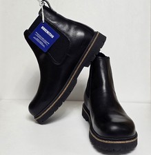 Birkenstock Highwood Slip-on Men UK 9.5 Black Chelsea Ankle Boots RRP £170