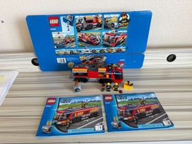 LEGO #60061 City - Airport Fire Truck (2013) --100% Complete