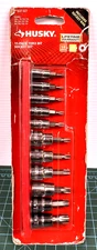 Husky 1/4 3/8 Drive Torx Bit Socket Set 11 Piece 637027 Socket Rail HTXBS11PCSR