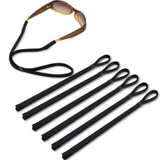 Glasses Strap Great Value 6 Pack Black,Soft Glasses Lanyard Suitable Various ...