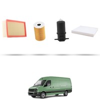 Hoffcar Set Service - 4 Filter FüR VW Crafter(2E,2F) 2.0 Tdi 105Kw Von 2011
