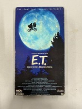 E.T. The Extra-Terrestrial VHS 1982 Sci-Fi Family Classic MCA Home Video