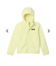 Columbia Jacket Youth Neon Highland Pine Fleece Full Zip Hoodie Large 14/16