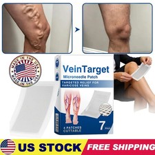 2026 4Pcs Vein Target Microneedle Patch Natural Ingredients Leg Care Patch New
