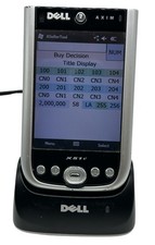 DELL AXIM X51V POCKET PC HANDHELD PDA 624MHZ BT WIFI USB Data Sync Charging Dock