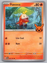 Fuecoco 023/182 Trick or Trade BOOster 2024 Common