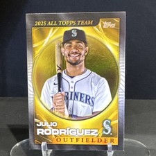 Topps 2025 All Topps Team Julio Rodríguez ATT-8 Insert Seattle Mariners Baseball