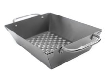 Broil King 69818 Deep Dish Grill Wok, Stainless Steel, Large 13"x9.75"