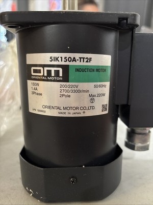 NEW! ORIENTAL MOTOR 5IK150A-TT2F INDUCTION MOTOR