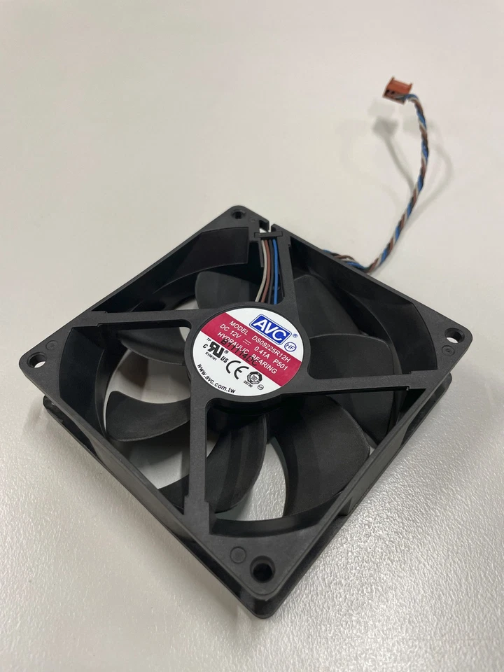 Genuine AVC 9cm 12V 0.41A 4 Pin Case Fan HP Compaq 4000 636922-001 DS09225R12H - Image 4 of 4