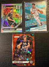 24-25 Panini Revolution Cameron Johnson Teal Scope /35, Sliver #35, RED ICE #202