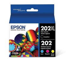 Epson T202XL/T202 Black High Yield and Cyan/Magenta/Yellow EXP 11/2025