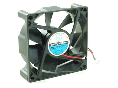 Globe Fan S01138812H Sleeve Bearing Case Ventilator Lüfter 2-Pin 80x25mm 0.23A