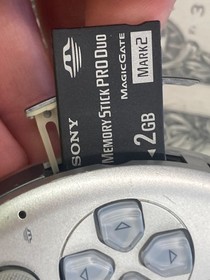 PlayStation Portable PSP-3001 Silver Console w/ Battery & Charger - Tested *Read