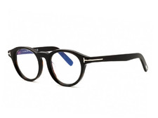 NEW TOM FORD TF5931-D-B 052 DARK HAVANA BLUE BLOCK LENS AUTHENTIC EYEGLASSES