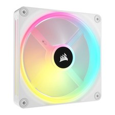 Image of 140mm Corsair iCUE LINK QX140 RGB White, 7 Blade, PWM, ARGB LEDs, Magnetic Beari