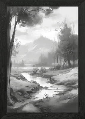 Schöne Landschaft 04 Gerahmtes Wandbild Poster Leinwanddruck Bild