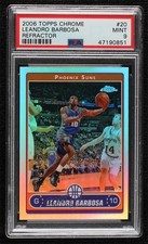2006-07 Topps Chrome Refractor Leandro Barbosa #20 PSA 9 MINT 0z5u