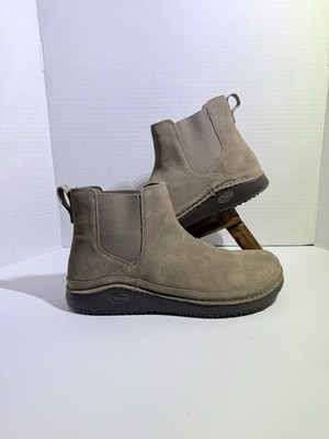 Chaco Mens Paonia Chelsea Casual Boots - Earth Brown Size 10 Wool Lining No Box