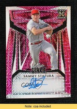 2023 Leaf Metal Pre-Production Proof Pink Mojo 1/1 Sammy Stafura Auto 4z8