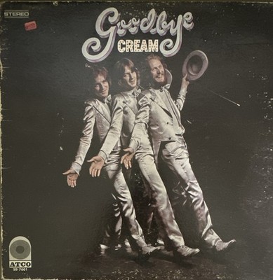 Cream Goodbye LP Vinyl 12'' Stereo ATCO 1969 SD 7001 Black English Rock