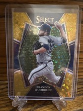 2022 Select Brandon Woodruff Gold Disco Prizm Premier Level Brewers RARE 2/10