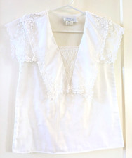 Gunne Sax Jessica Mcclintock SZ Vintage 5 0-2 Lace Middy Collar Cottagecore