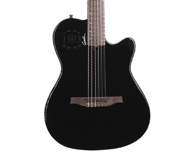 Godin Multiac Mundial A/E Nylon String Guitar - Onyx Black - Open Box