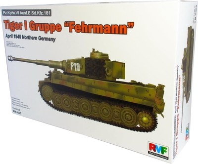 Ryefield Models 1/35 North German Tiger I Fehrmann Squadron April 1945 Plastic M