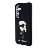 Karl Lagerfeld Silicone Ikonik HüLle FüR Samsung Galaxy S24+ S926 Schwarz