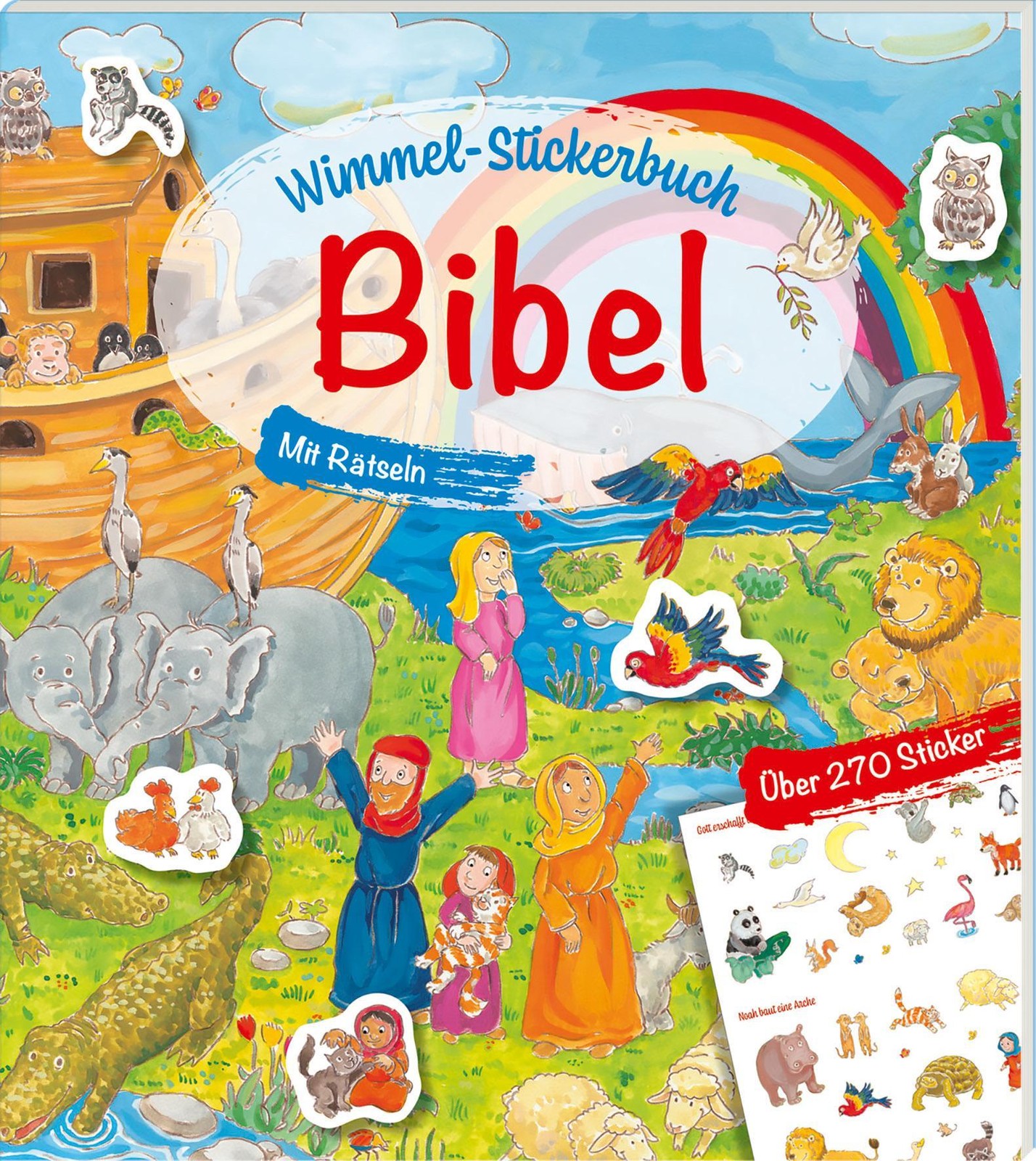 Wimmel-Stickerbuch Bibel Melissa Schirmer