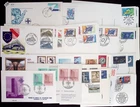 /// FRANCE, LUXEMBOURG 1979 - 64 FDC, COVER, POSTCARD - NATO, EUROPE COUNCIL
