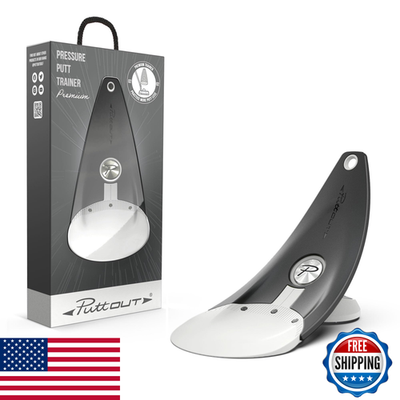 #ad Puttout Premium Pressure Putt Trainer Perfect Your Golf Putting Stone $48.82