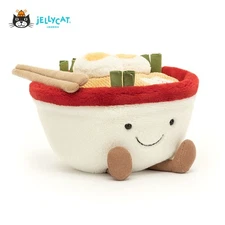AUTHENTIC Jellycat Amuseable Ramen Bowl Plush Noodle Collectible NWT-