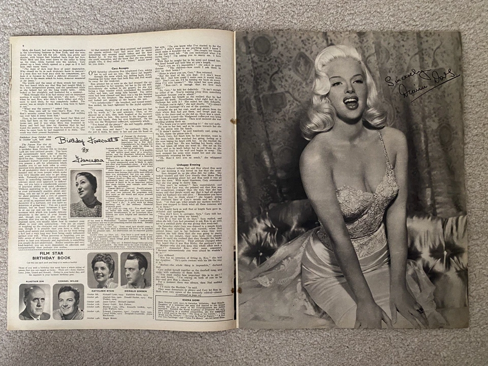 Picture Show 8th October 1955 Dirk Bogarde / Margaret Lockwood / Diana Dors - Image 3 of 4