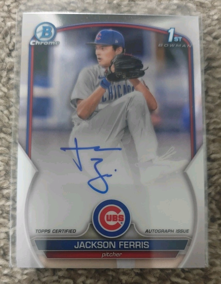 2023 Bowman - 1st Bowman Chrome Jackson Ferris Auto #CPA-JF (RC) Dodgers