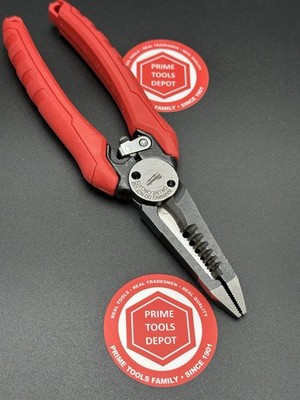Milwaukee 7.75 in. Combination Electricians 6-in-1 Wire Stripper/Cut 48-22-3079