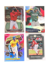 Roman Anthony Red Sox 4 Rookie Card Lot includes one Refractor